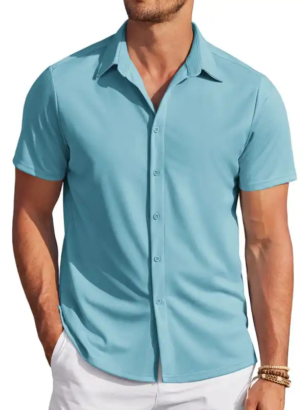 Casual Wrinkle Free Stretch Shirt