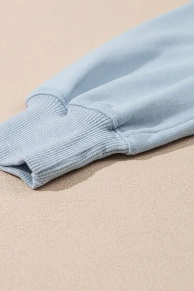 Half Zip Long Sleeve Top And Joggers Set