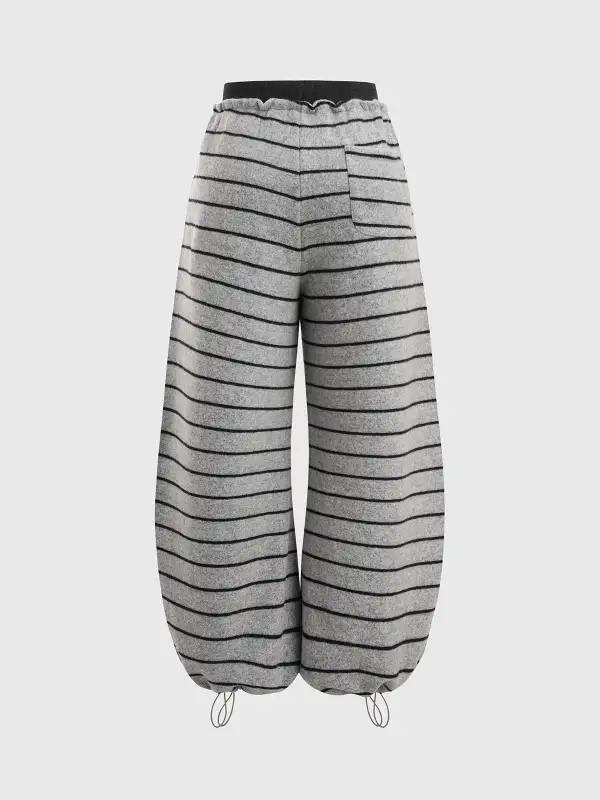 Layered Striped Pants