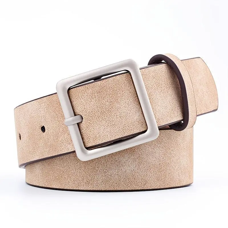 Women's Stretch Pin-Buckle Metal-Buckle Waist Belt