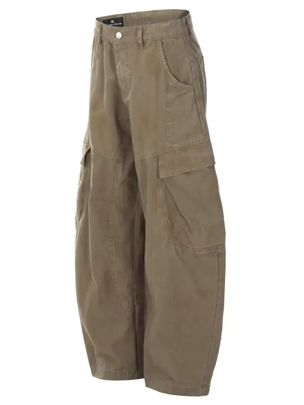 Wide Leg Cargo Jeans
