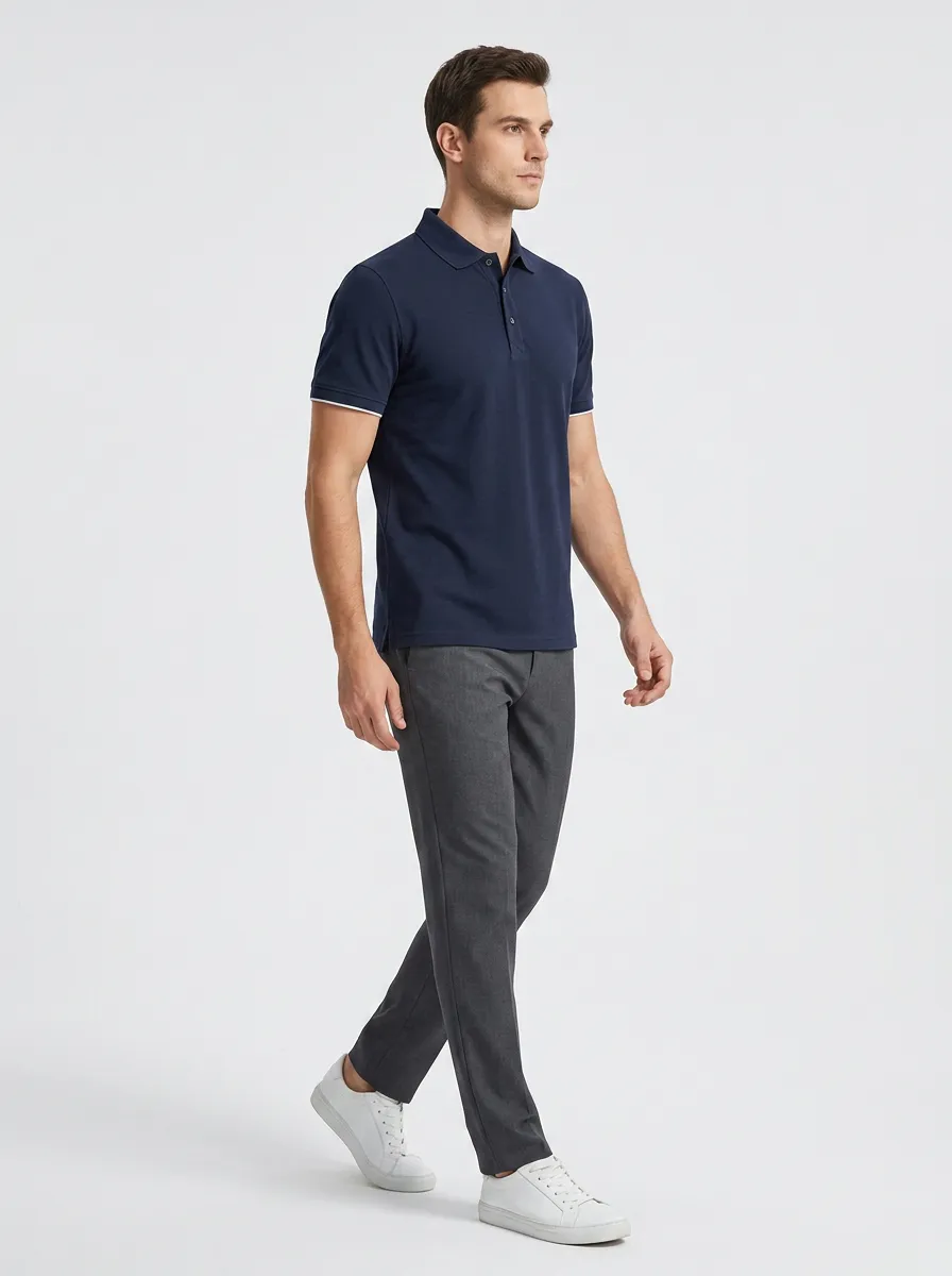 Refined Neat Men's Polo Shirt