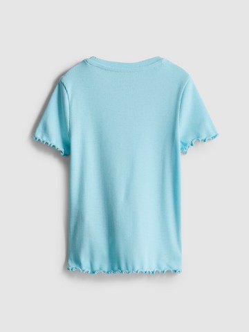 1.5-8yrs | Ribbed Lettuce Trim T-Shirt detail 1