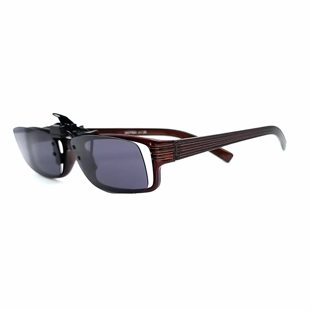 56mm Polarized Flip-Up Clip-On Sunglasses