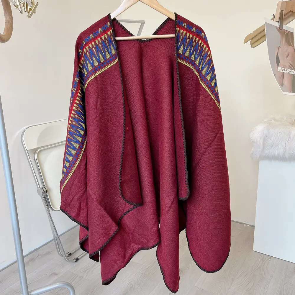 Fringed Relaxed Outerwear Coat