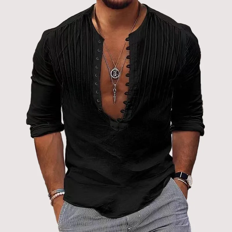 Tailored Cotton Linen Shirt
