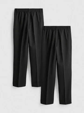 7-15yrs | 2pk Easy Iron School Trousers