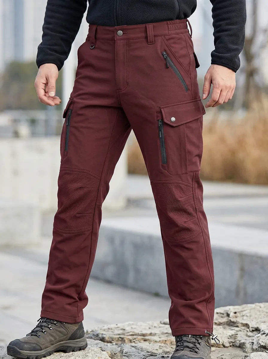 Men's Outdoor Multi-Pocket Quick-Dry Zip-Pocket Cargo Pants
