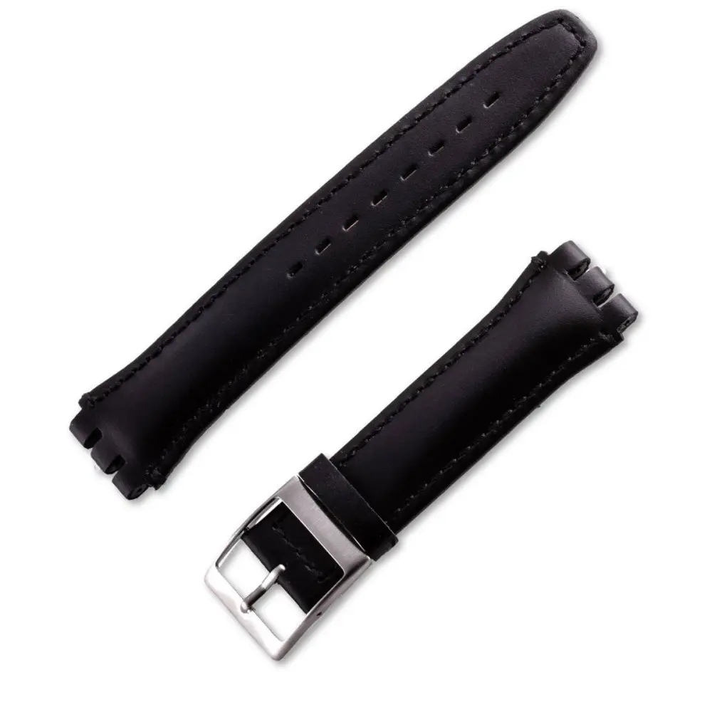 Streamlined Smooth Calf Leather Watch Strap