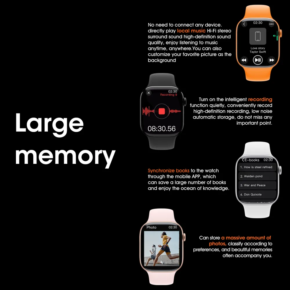 DATEOY Watch 12 Pro AI Smart Watch with AOD AMOLED, ChatGPT, WhatsApp, Telegram, Bluetooth Calling, NFC & 100+ Sports Modes