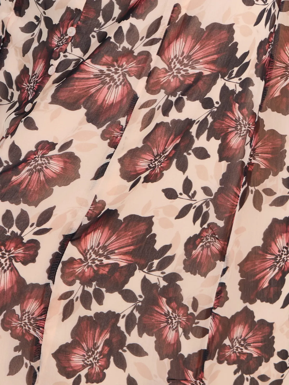 Fashion High Waist Floral V-Neck Short Sleeve Long Dress