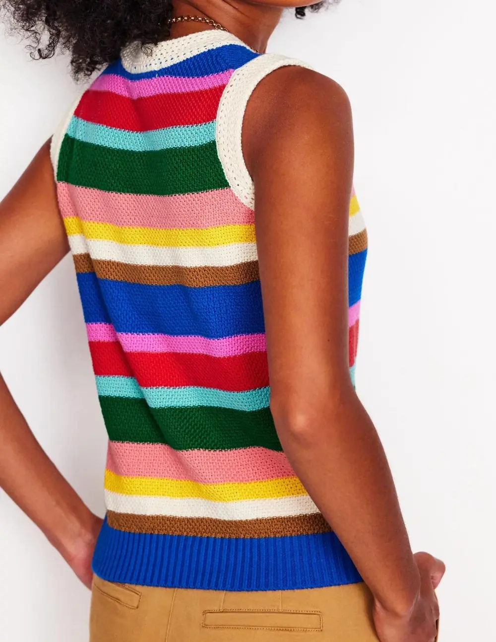 Callie Crochet Trim Tank