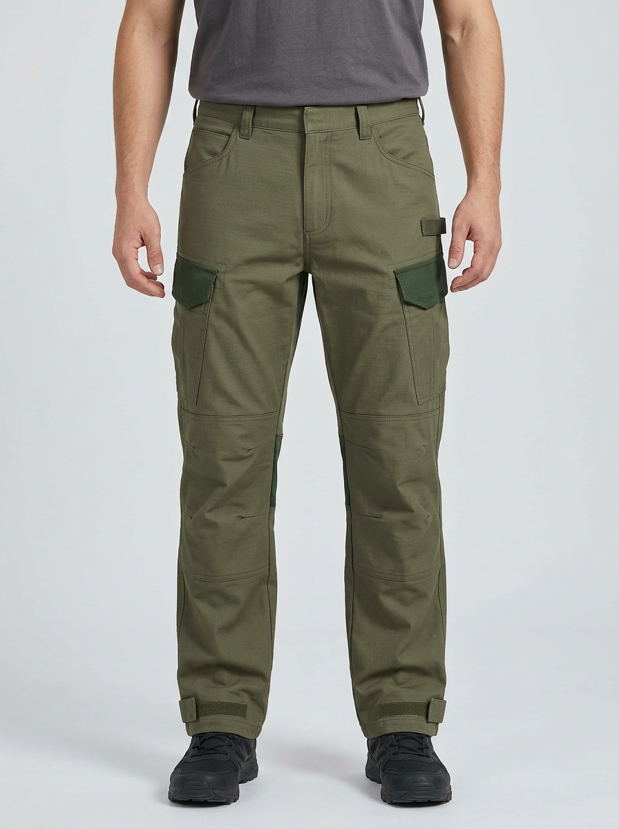 Unisex Outdoor Tactical Multi-Pocket Cargo Work Illustrated Motif Pants