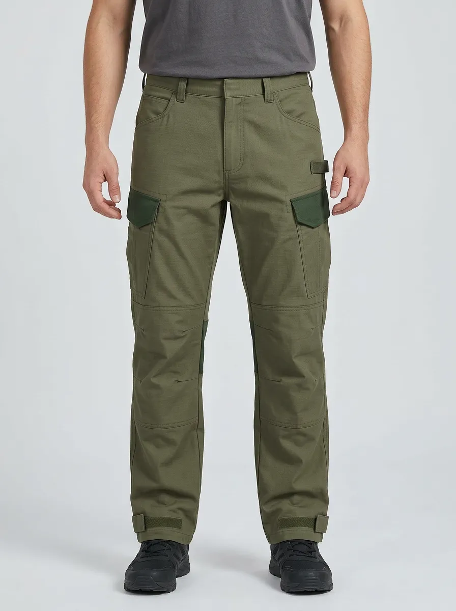 Unisex Outdoor Tactical Multi-Pocket Cargo Work Illustrated Motif Pants