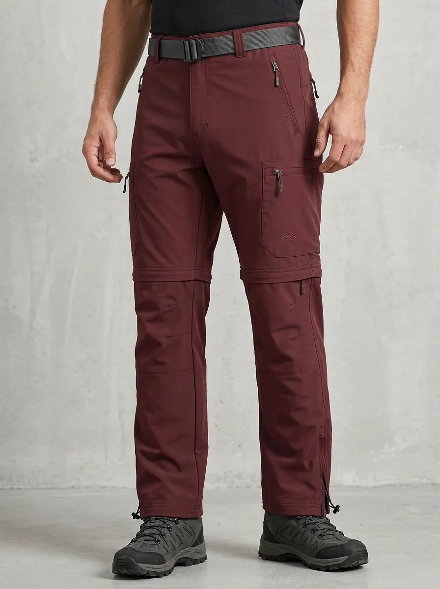 Men's Trek Range Mountain Graphic Waterproof Zip Tactical Cargo Pants