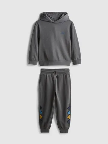 1-9yrs | Dinosaur Hoodie and Cuffed Joggers Set