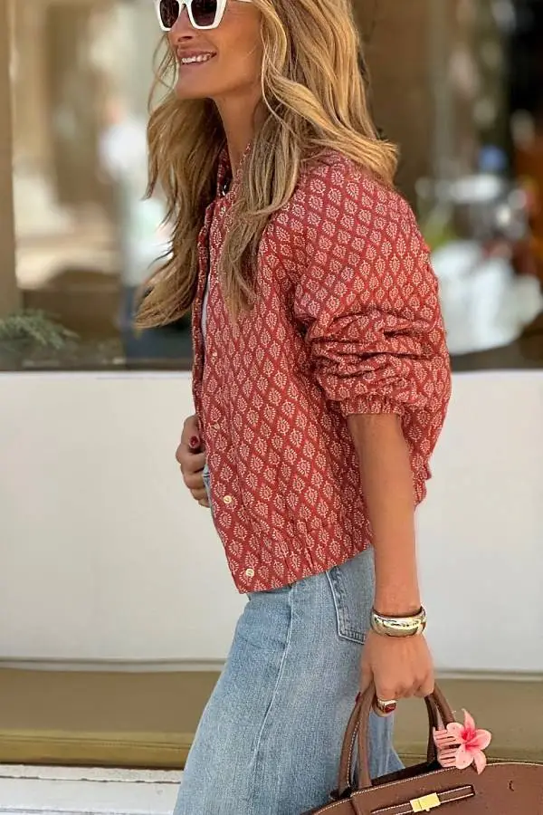 Print Soft Jacket
