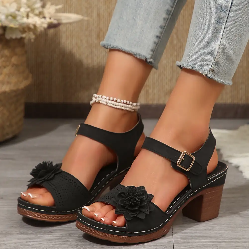 Comfort Base Wedge Sandals