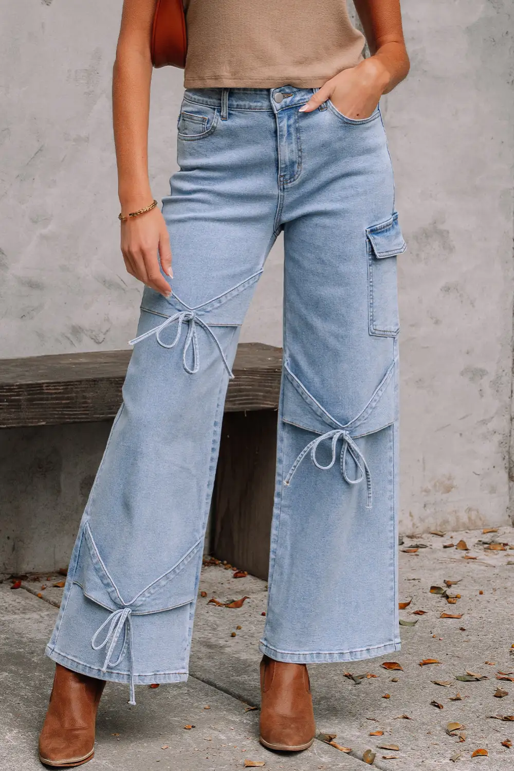 Cargo Denim Jeans