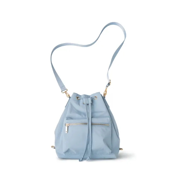 Nylon Bucket Convertible Everyday Bag