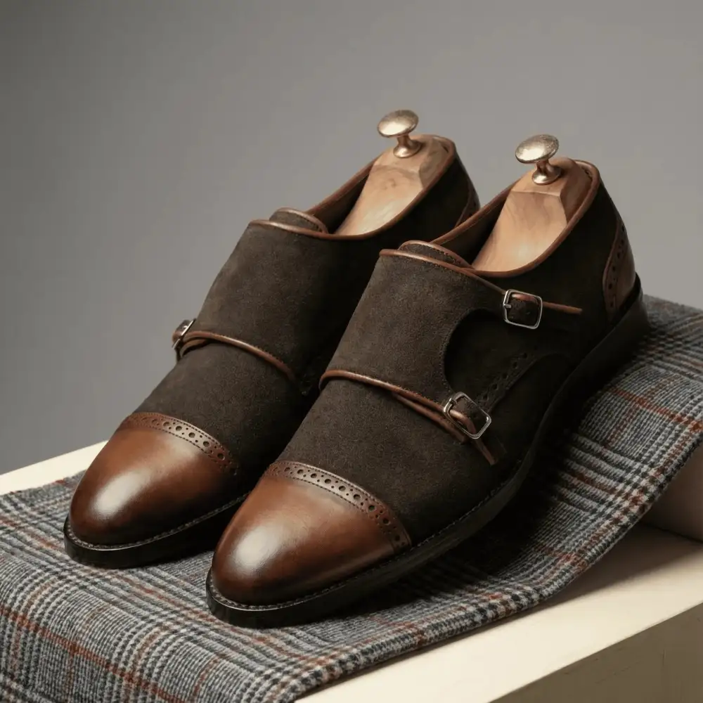 Polished Monk Strap Shoes