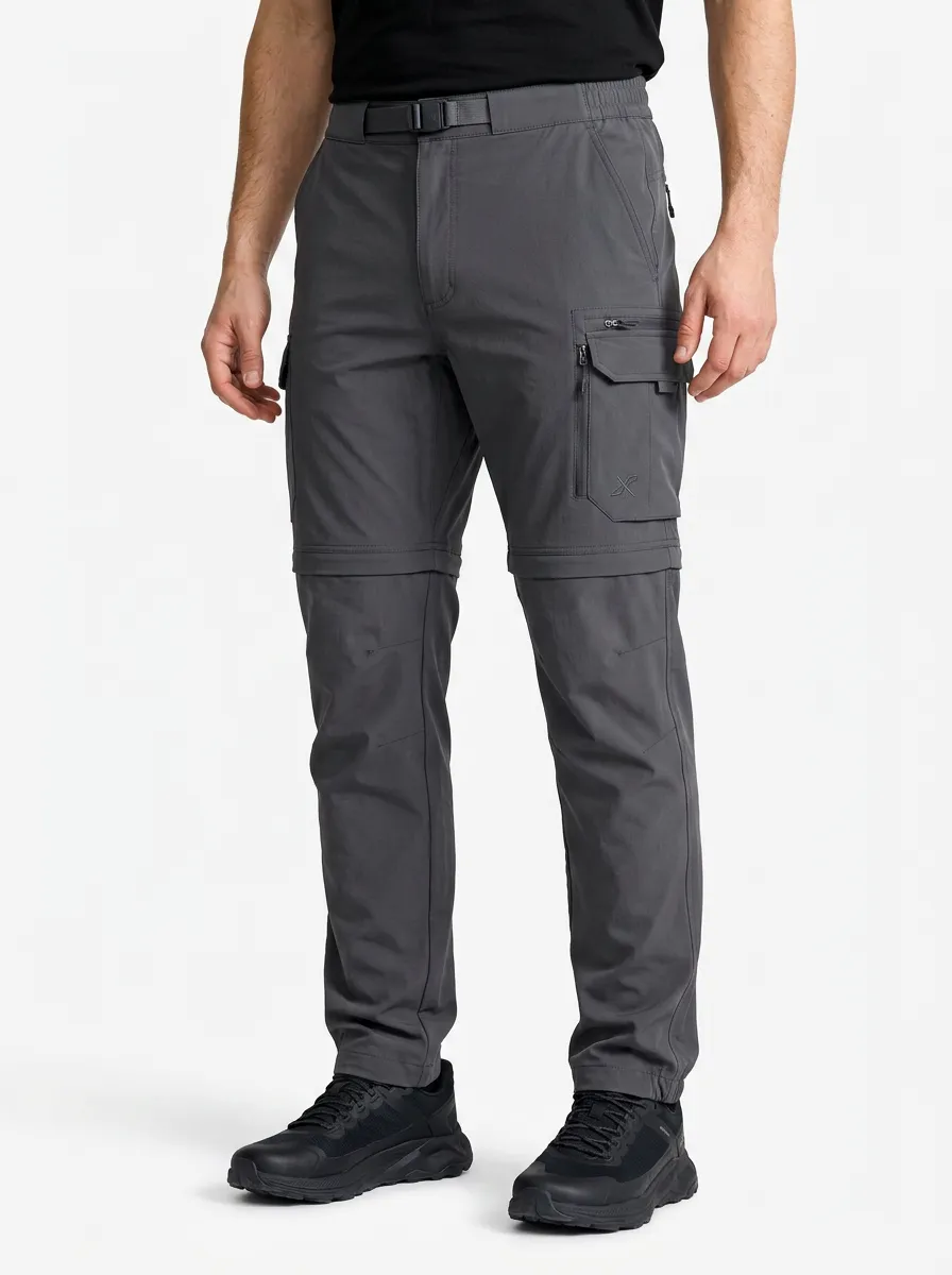 Men's Frontier Adventure Multi-Pocket Waterproof Zip-Off Tactical Cargo Pants