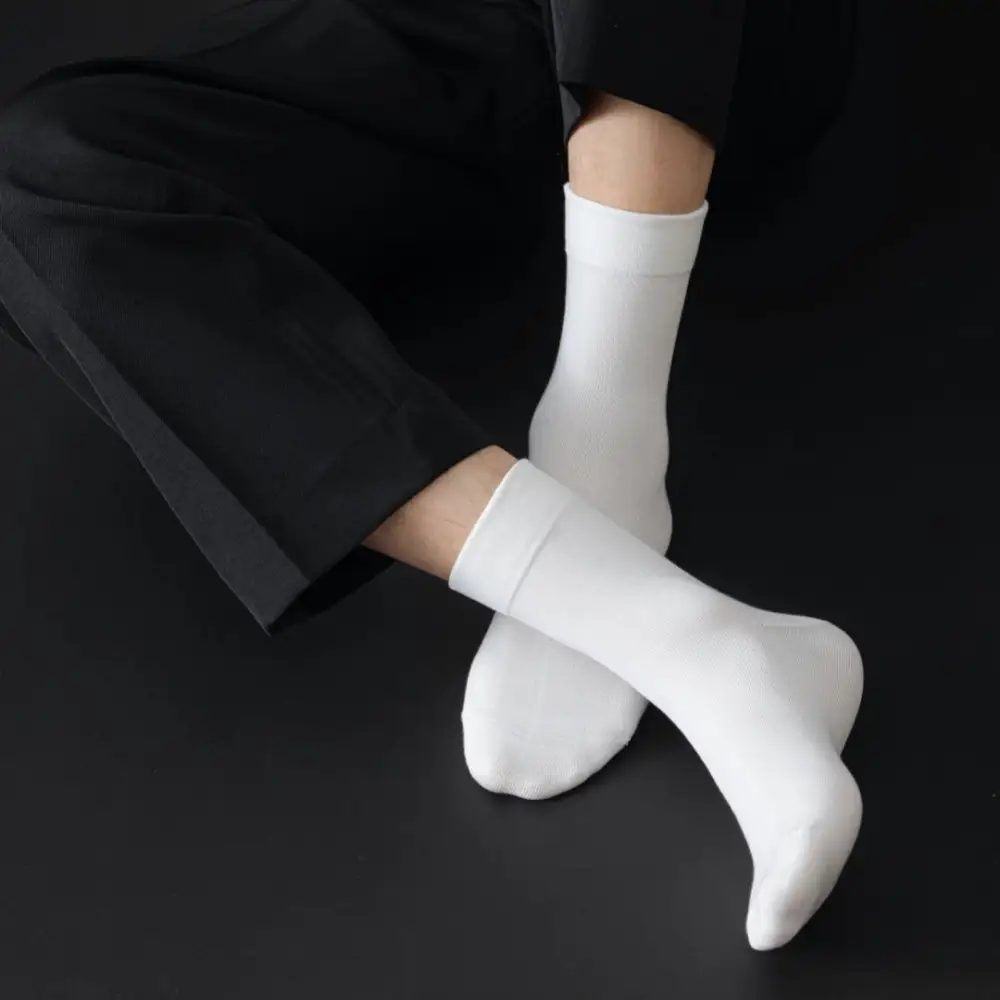 Silk Modal Non-Binding Crew Socks