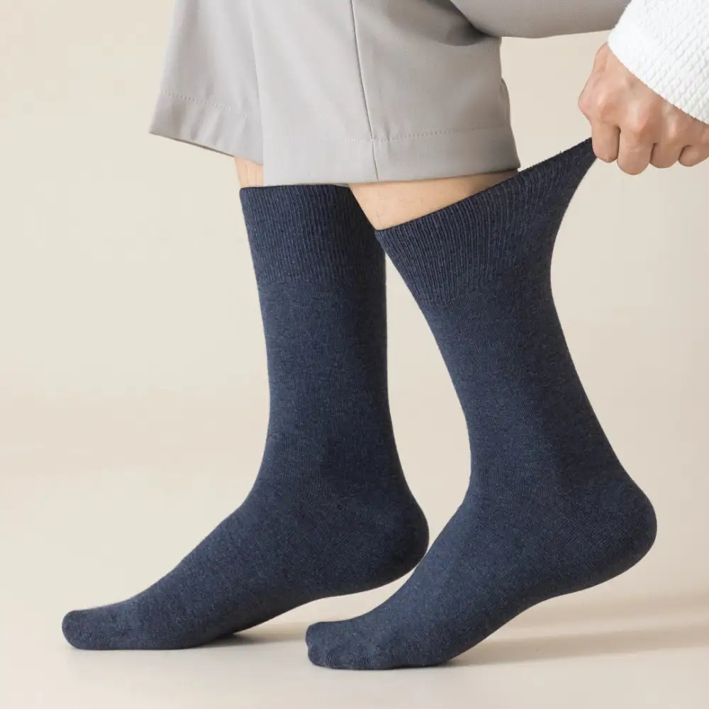 Cotton Non-Binding Crew Socks