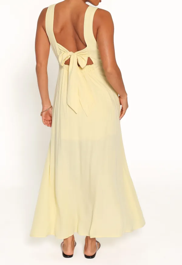 A-Line Boat Neck Midi Dress