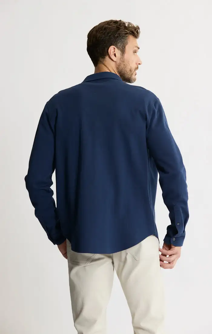 Long Sleeve Cotton Double Face Shirt