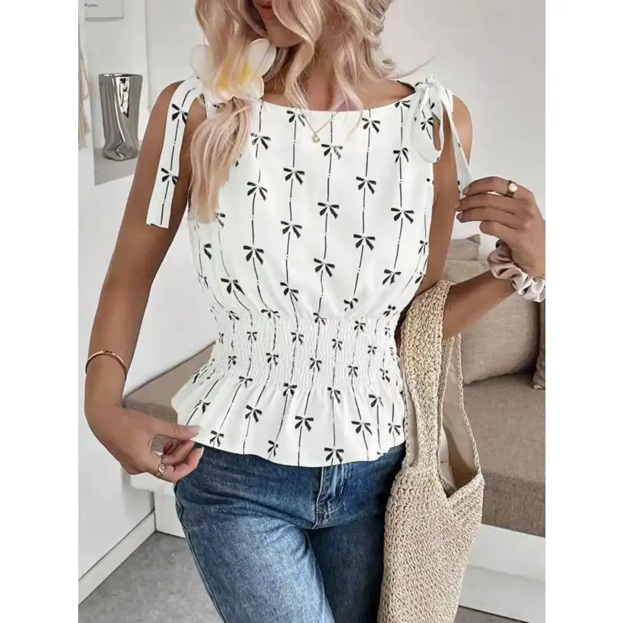 Bow Tie Shoulder Tank