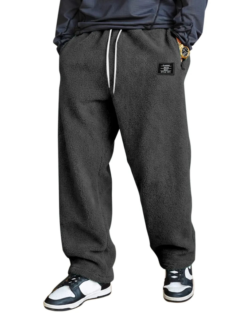 Straight Leg Relaxed Trousers