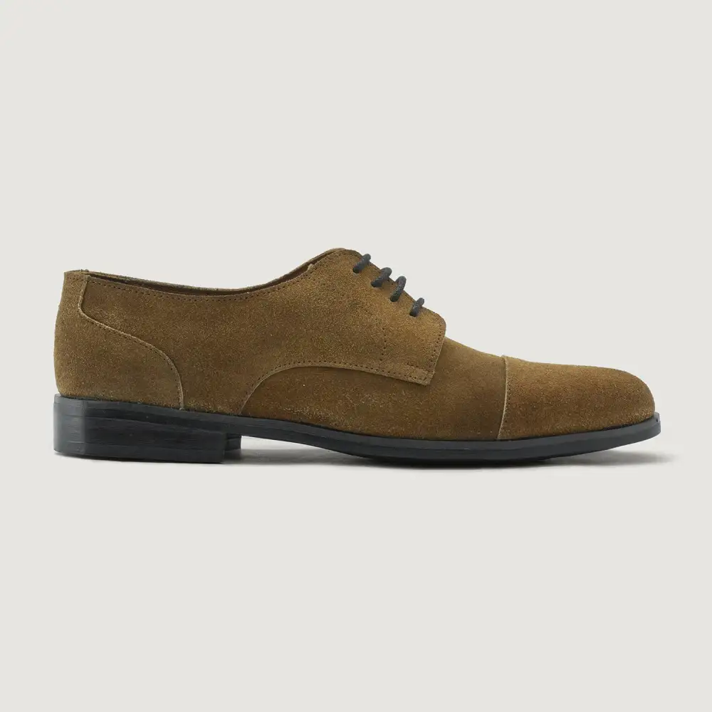 Brown Suede Leather Loafers