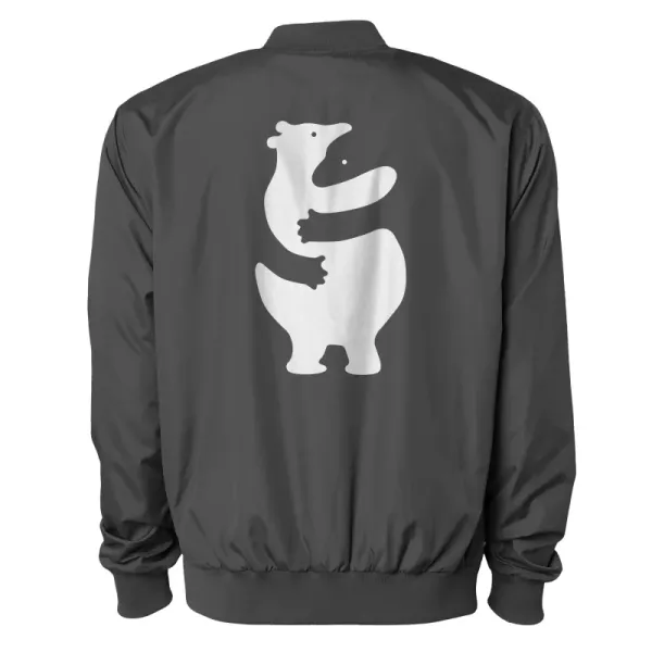 Hugging Animals Art Bomber Jacket