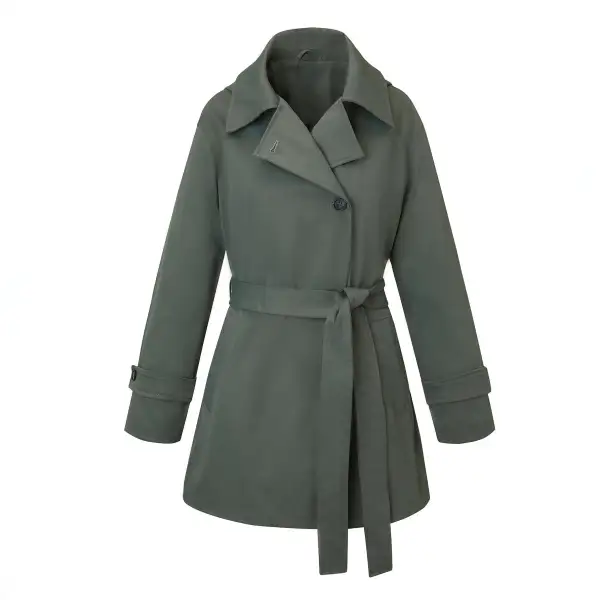 Classic Clean Line Trench Coat