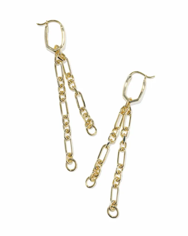Chain Huggie Earrings