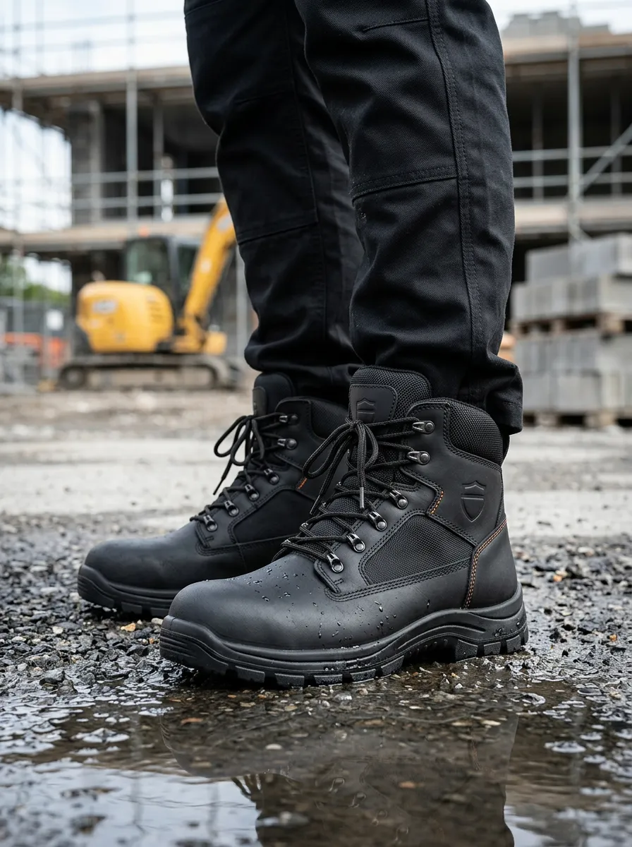 Relaxed Construction Wardrobe Men' Waterproof Work Boots