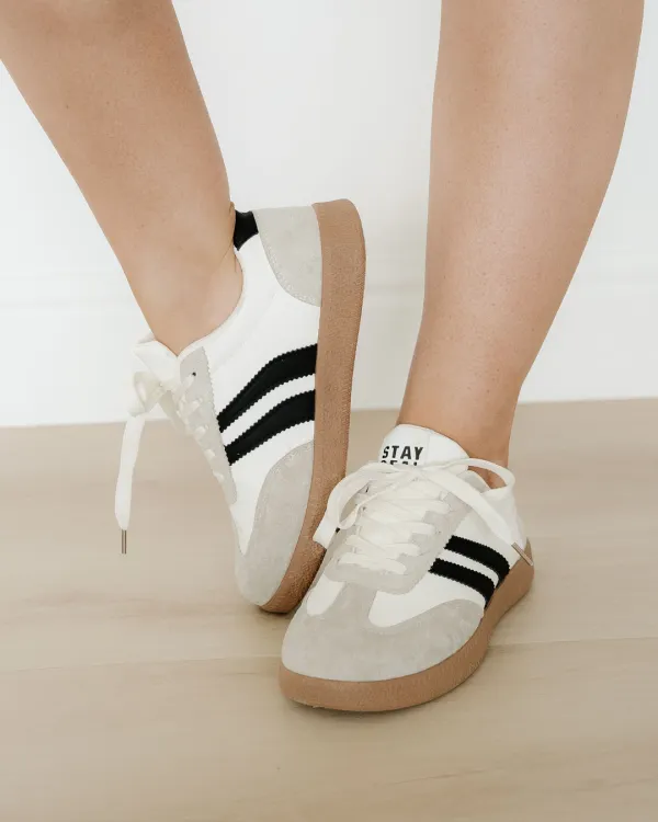 Patchwork Suede Casual Sneakers