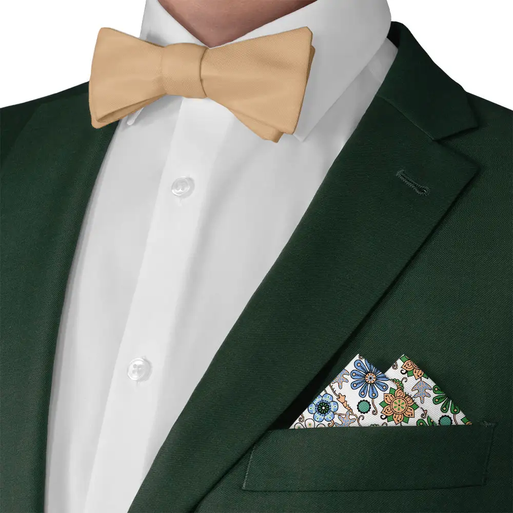 Elegant Refined Floral Pocket Square
