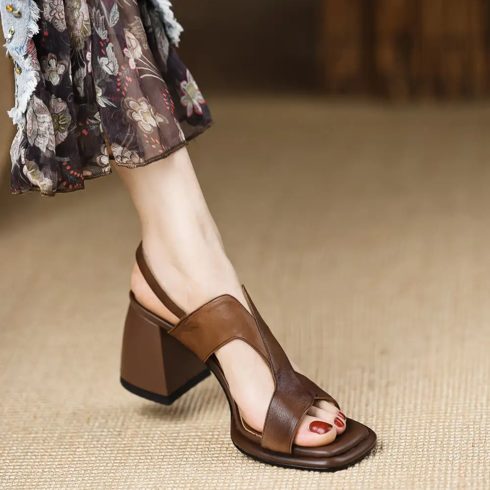 Buckle Strap Open Toe Sandals