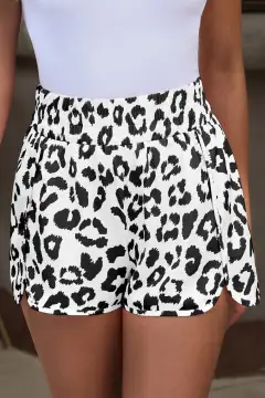 Leopard High Waisted Athletic Shorts