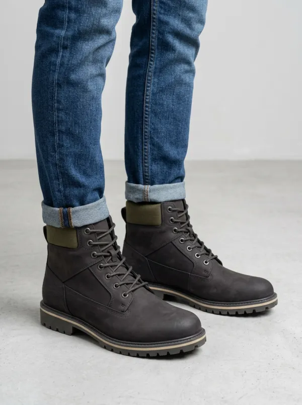 Unisex Everyday Collar Print Work Boots