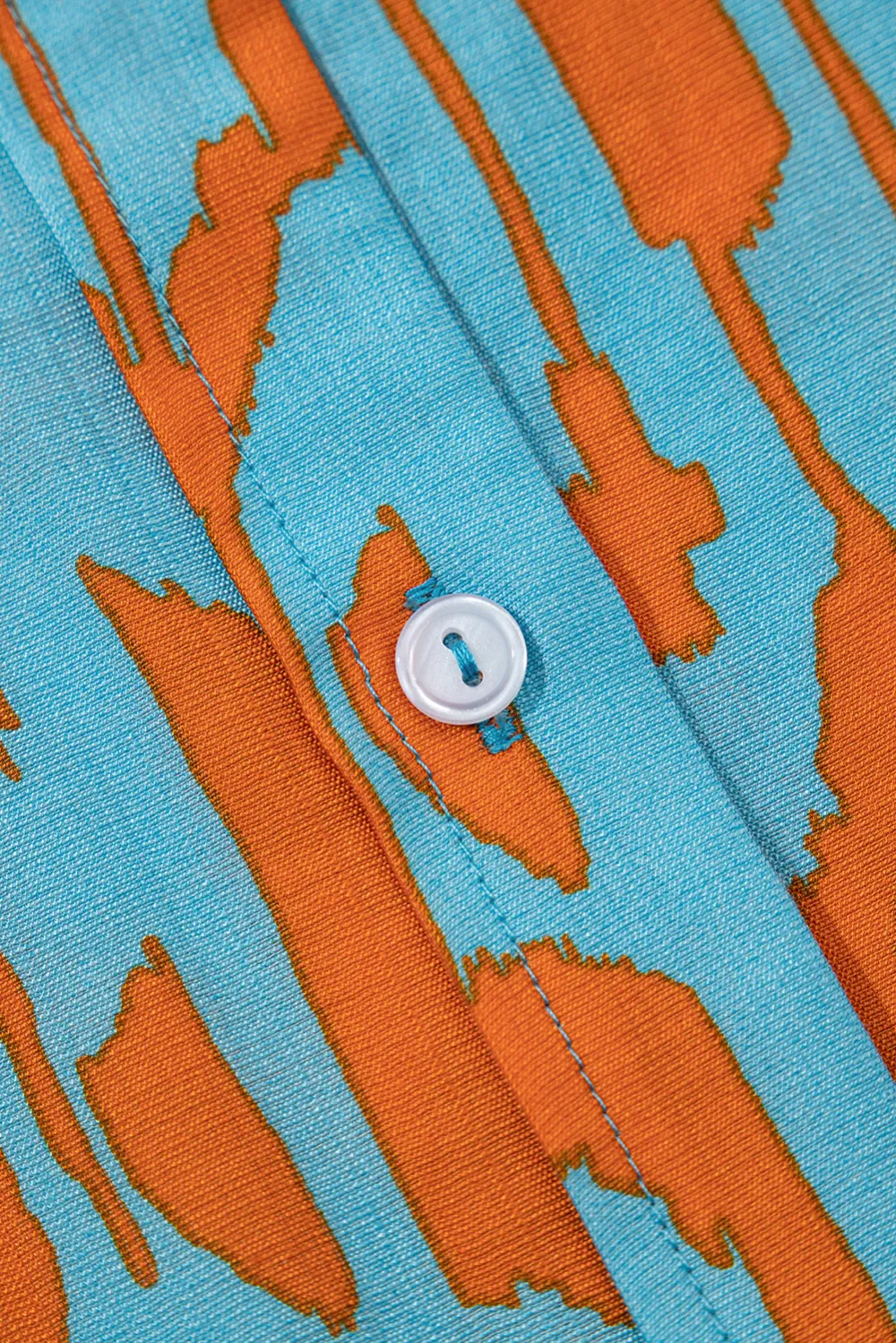 Sky Blue Abstract Print Dolman Shirt