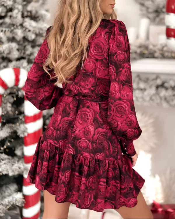 Easy Fit V-Neck Mini Dress