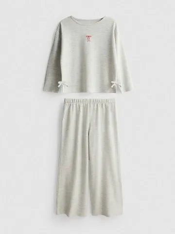 1-9yrs | Bow Sweatshirt and Joggers Set