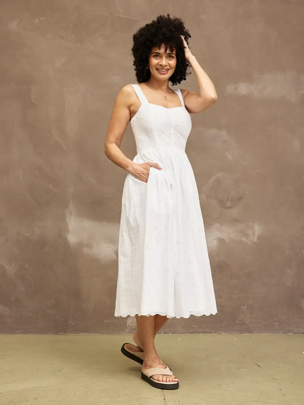 Eloise Broderie Sun Dress
