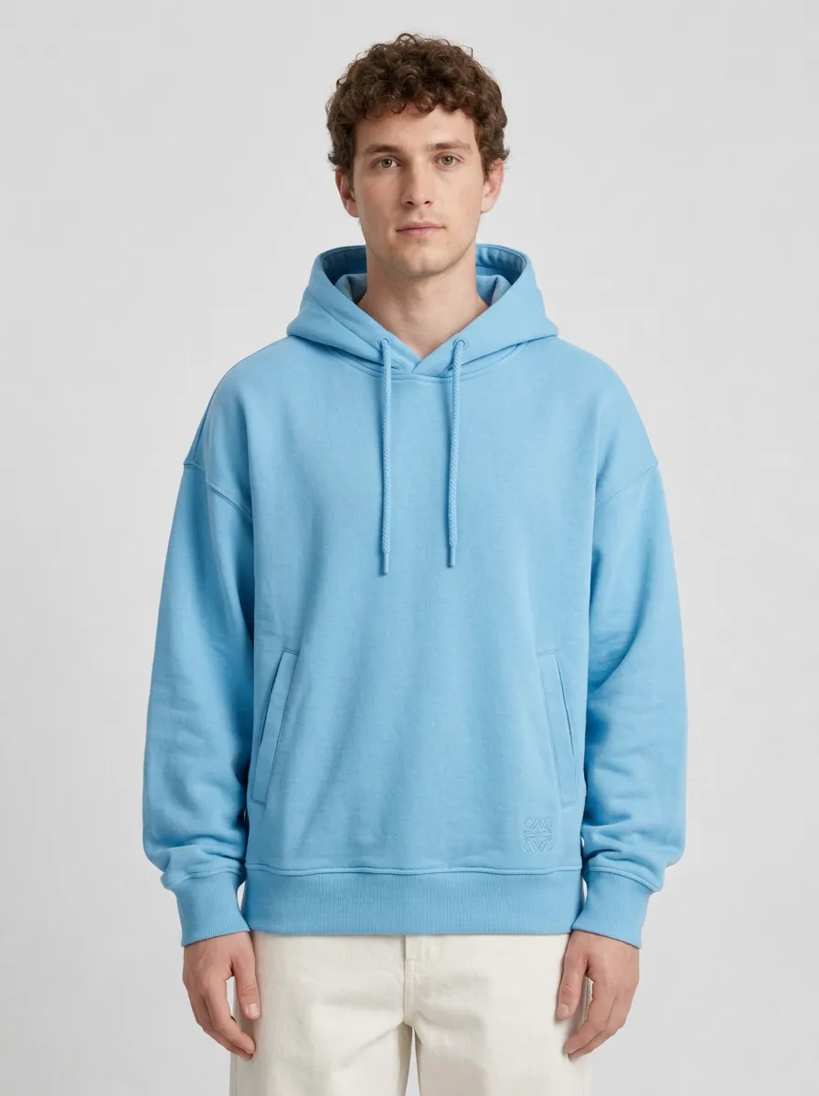 Unisex Printed Daily Wear Hooded Sweatshirt