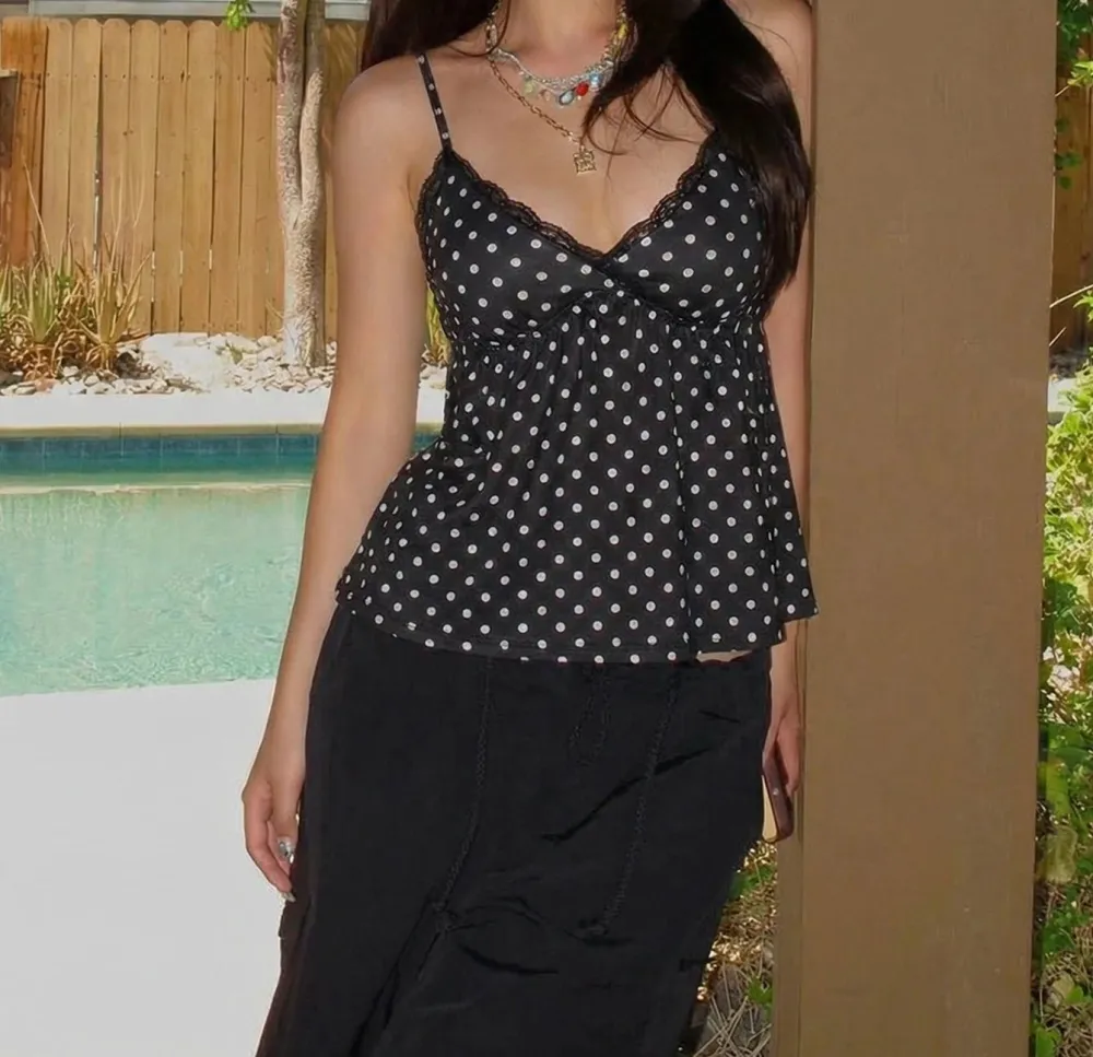 Lace Trim Cami Top