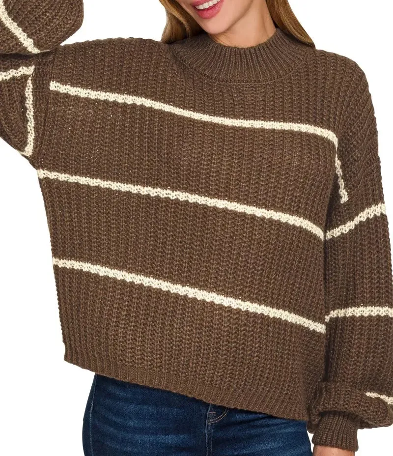Oversize Striped Sweater