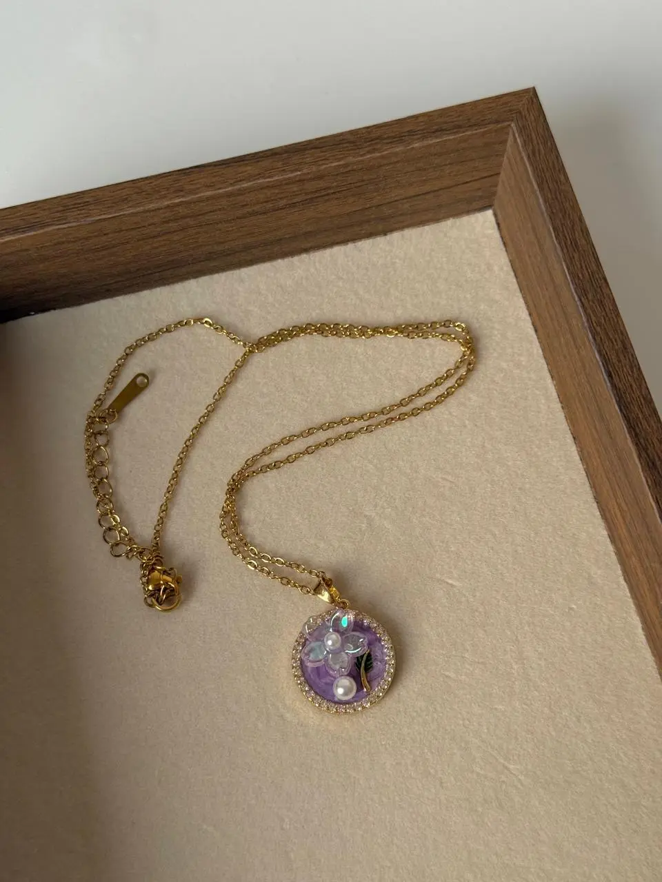 Stainless Steel Pearl Vintage Fashion Necklace